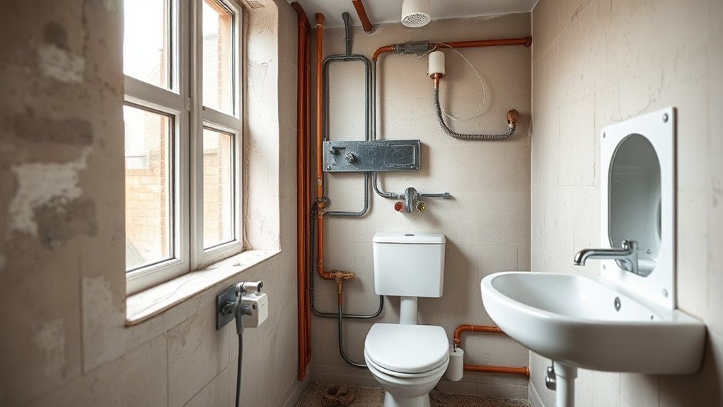 Bathroom Plumbing and Electrics in Bayswater